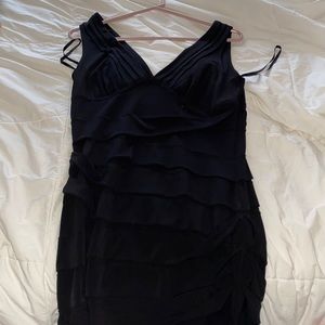 black tight fitted dress, never worn